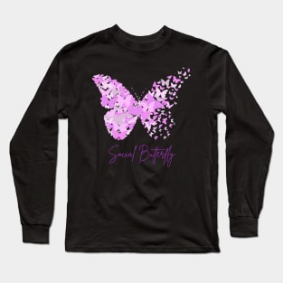 Social Butterfly Personality v1 Long Sleeve T-Shirt